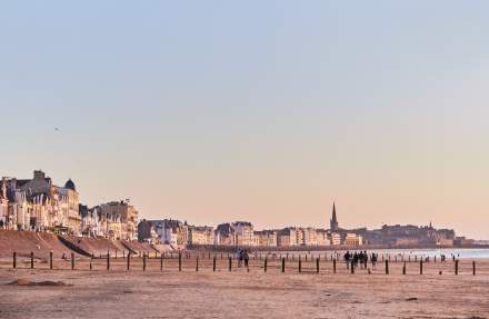 Plage du Sillon, visiter Saint-Malo, Best Western Hôtel Alexandra 
